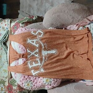 ♡PINK Victoria's Secret Collegiate Collection Texas Longhorns Tank Top Large L♡